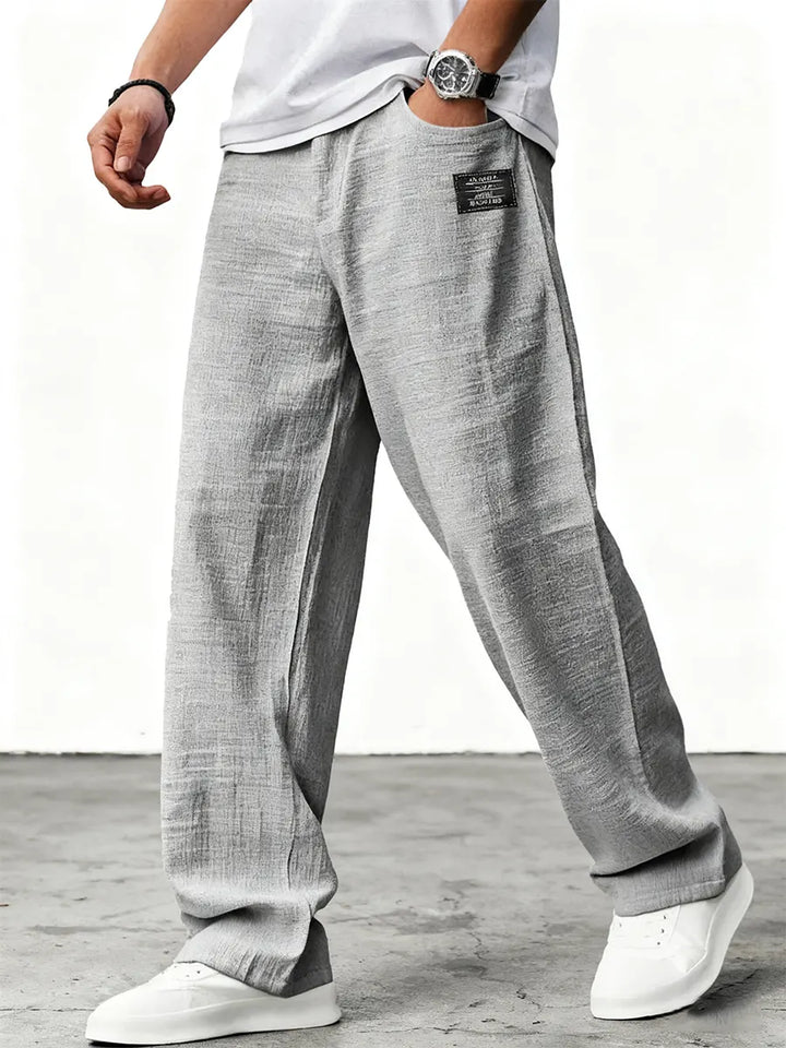 The Daily Linen — Relaxed Drawstring Trousers