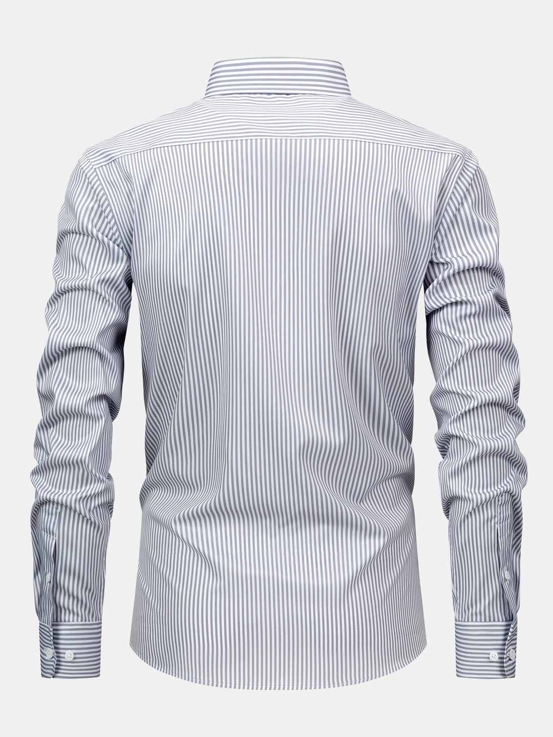 Long Sleeve Stripe Button Up Shirt
