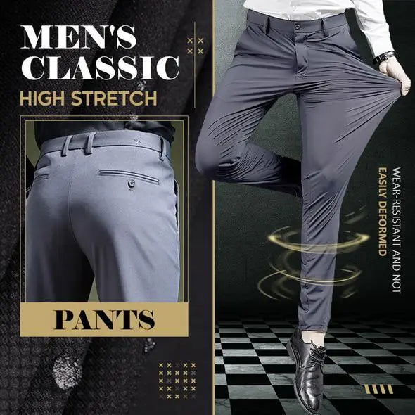 Lorens- Classic men's trousers with good elasticity
