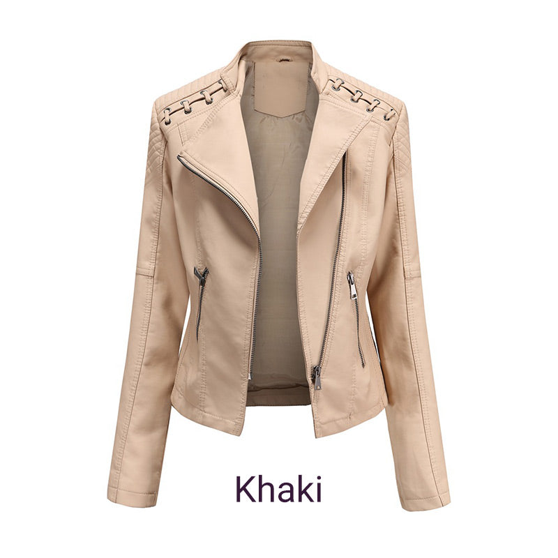 💜 LEJ – Colourful leather jacket for more character in everyday life