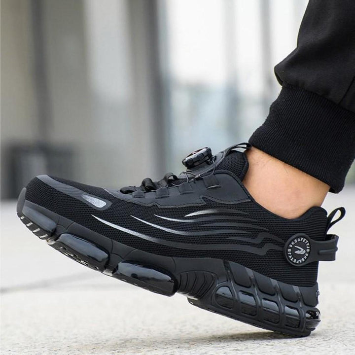 SteelfootSteg Ultra-light, durable safety shoes with steel toe cap and rotating buckle