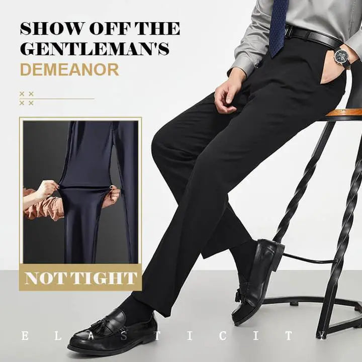Lorens- Classic men's trousers with good elasticity
