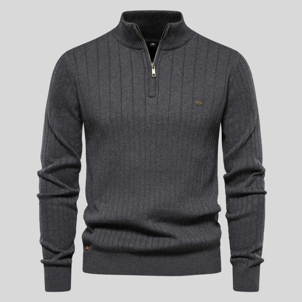 Maddox | Soft and Warm Ribbed Sweater