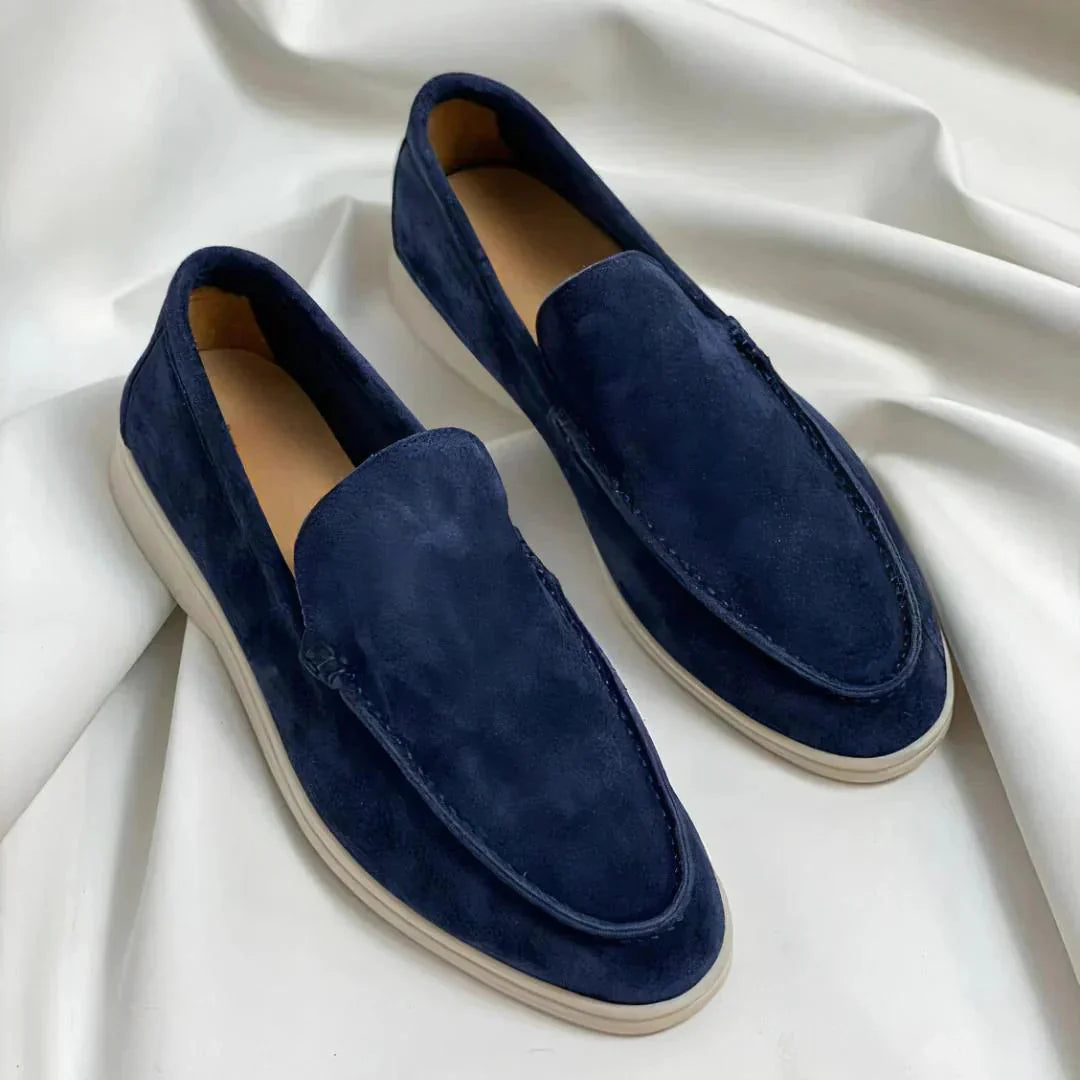 Elegant suede loafers – as stylish as designer ones, but much more affordable