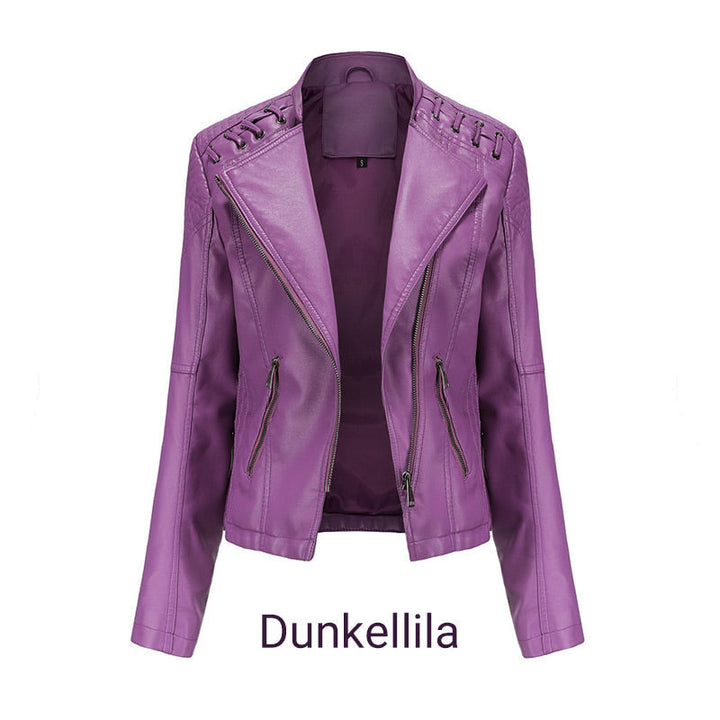 💜 LEJ – Colourful leather jacket for more character in everyday life