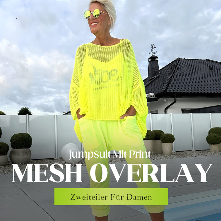 🌸Aloa women's letter print jumpsuit + hollow smock leisure suit