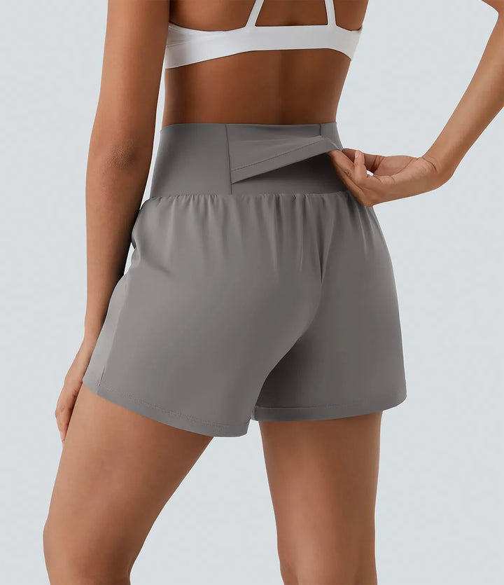Sofia Vita - The ultimate 2-in-1 high waist sports shorts