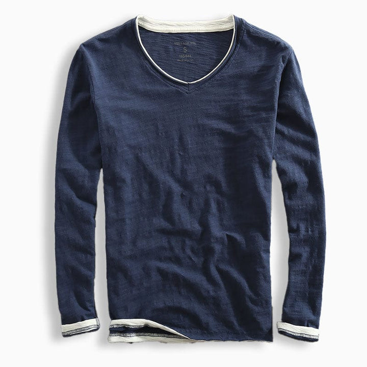 Riku | Cotton long-sleeved shirt