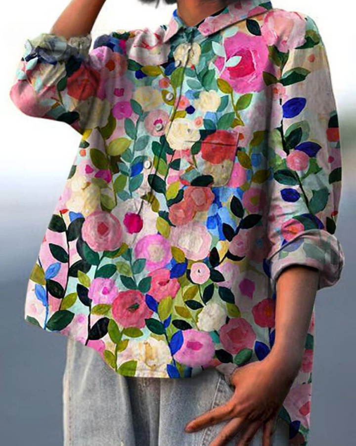 FlowerLove | Blouse with floral pattern