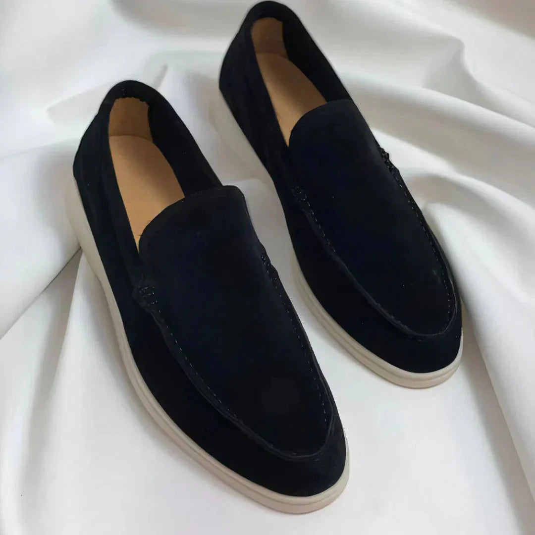Elegant suede loafers – as stylish as designer ones, but much more affordable