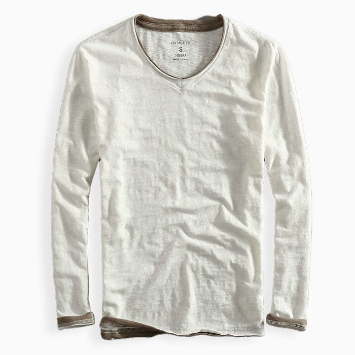 Riku | Cotton long-sleeved shirt