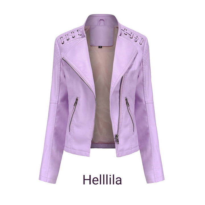 💜 LEJ – Colourful leather jacket for more character in everyday life