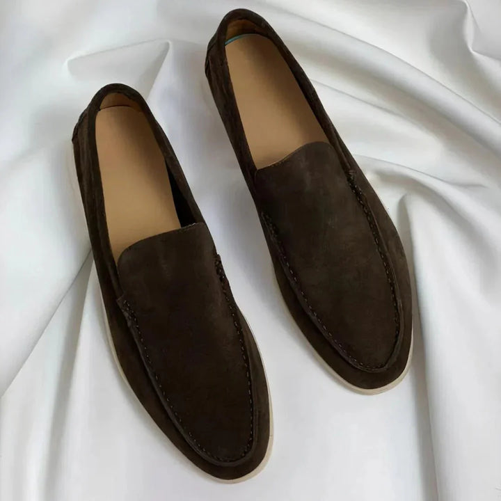 Elegant suede loafers – as stylish as designer ones, but much more affordable