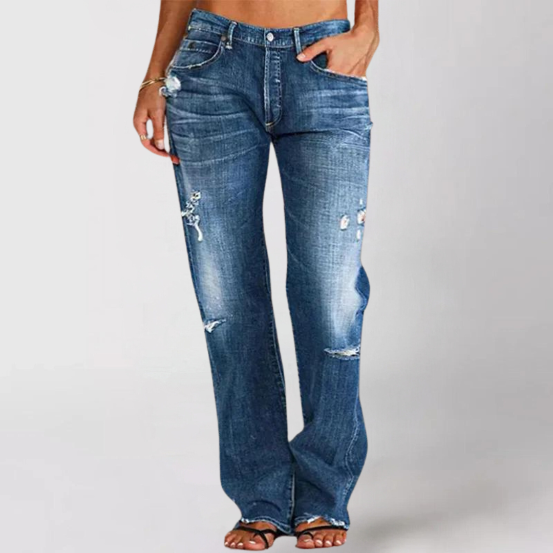 Viktoria | Loose wide-cut denim jeans for women