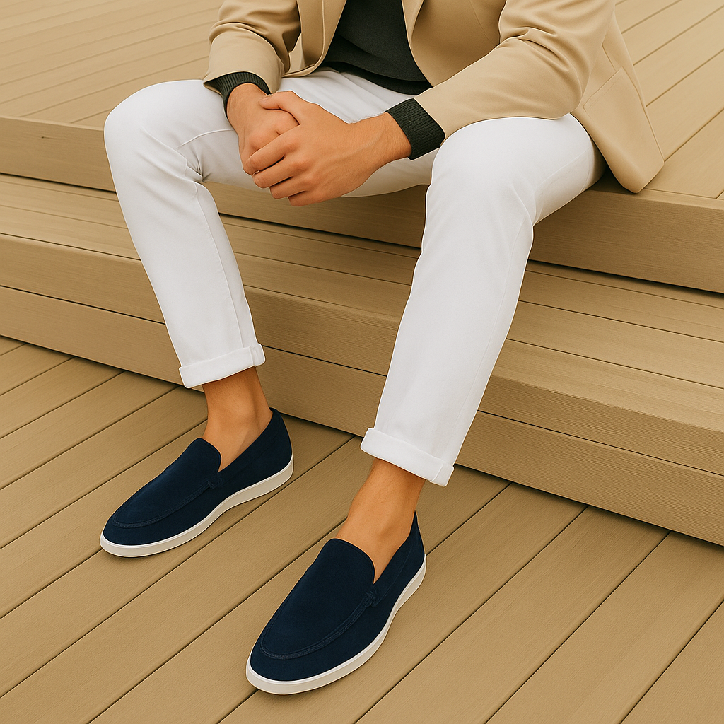 Elegant suede loafers – as stylish as designer ones, but much more affordable
