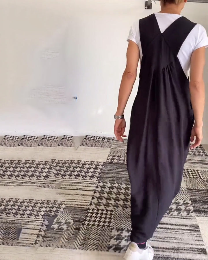 Urban Chic – Loose dungaree dress