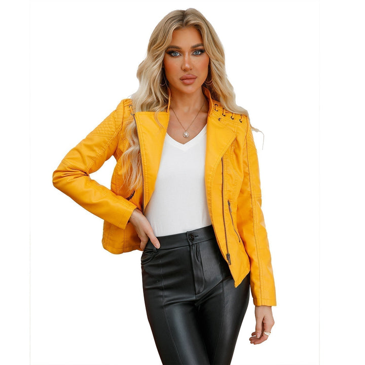 💜 LEJ – Colourful leather jacket for more character in everyday life
