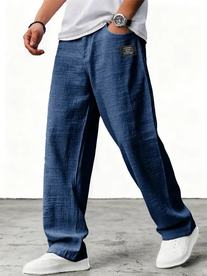 The Daily Linen — Relaxed Drawstring Trousers