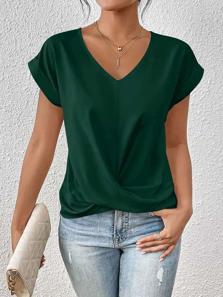 Fiore | Short-sleeved top made of organic cotton