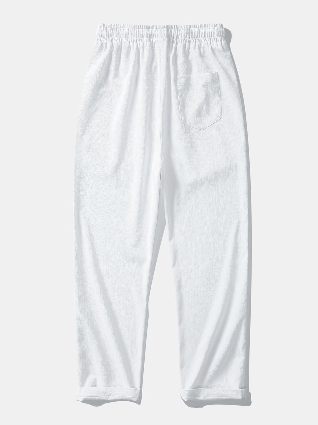 Textured Jacquard Set — Cuban Shirt & Anti-Wrinkle Straight-Leg Trousers