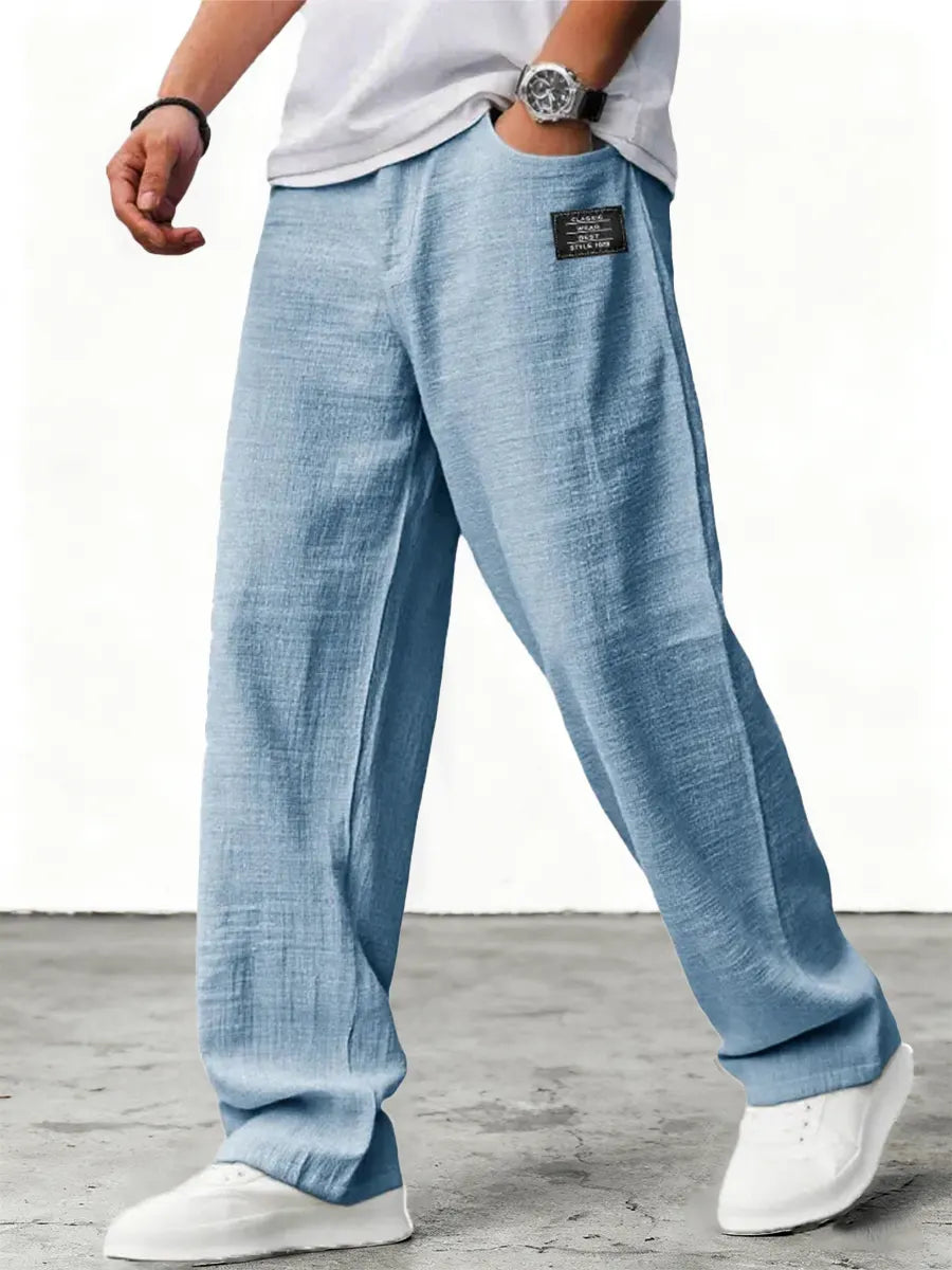 The Daily Linen — Relaxed Drawstring Trousers