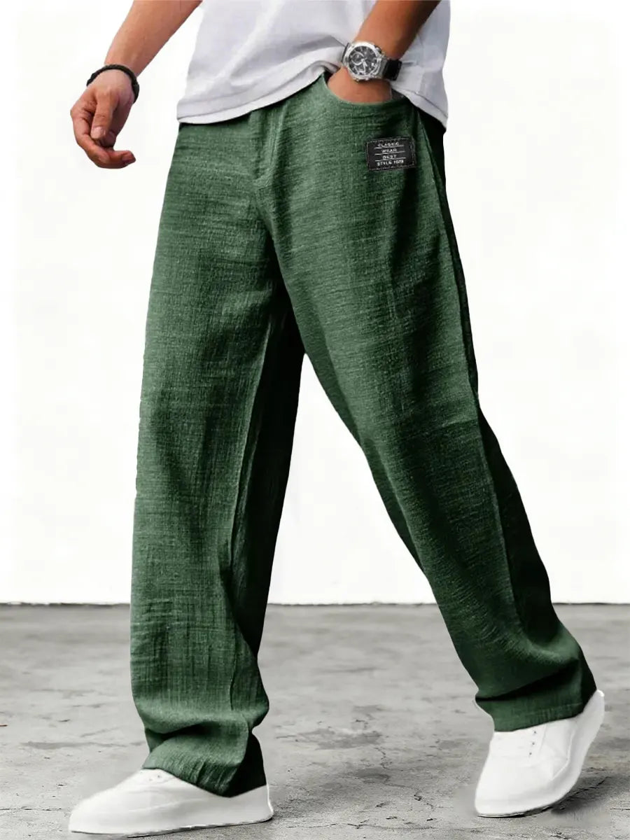 The Daily Linen — Relaxed Drawstring Trousers