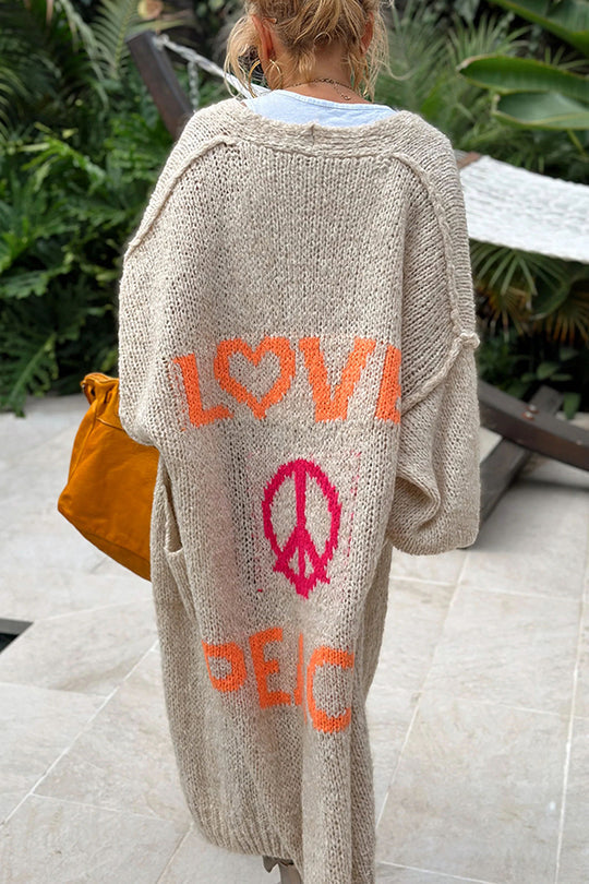 Colorful | Cardigan "Love"