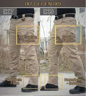 Zen - Oversized Tactical Waterproof Pants Men Outdoor IX7/ IX9
