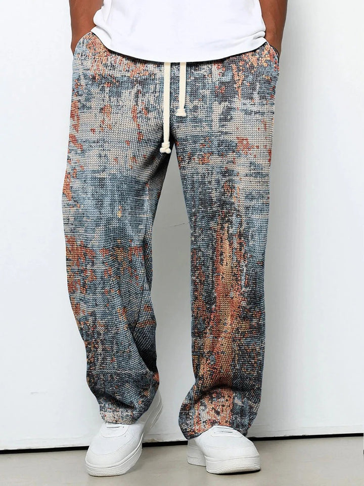 Soho Gradient Trousers — Tailored Print Suit Pant & Matching Cardigan