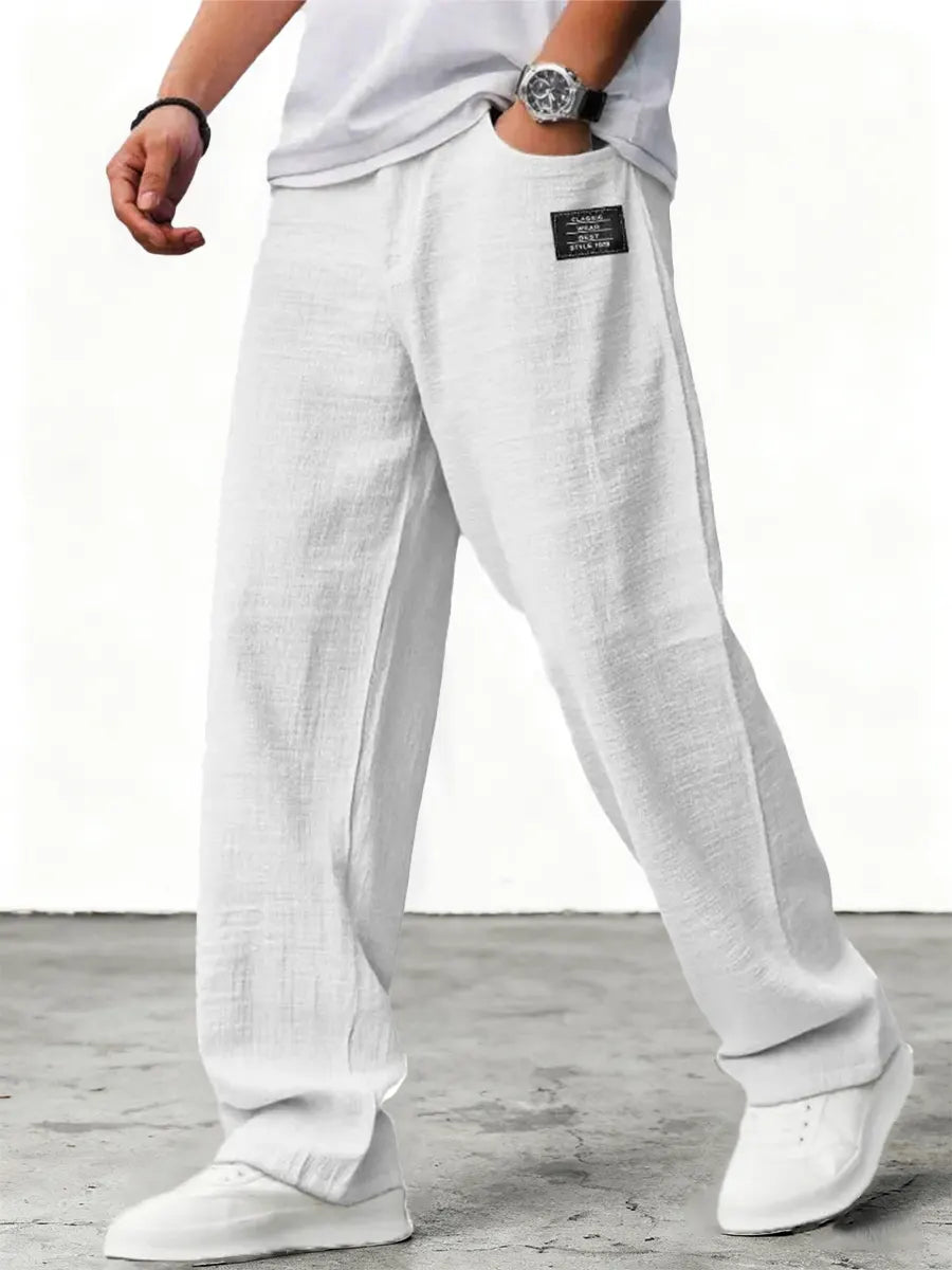 The Daily Linen — Relaxed Drawstring Trousers