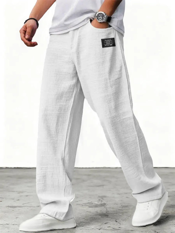 The Daily Linen — Relaxed Drawstring Trousers