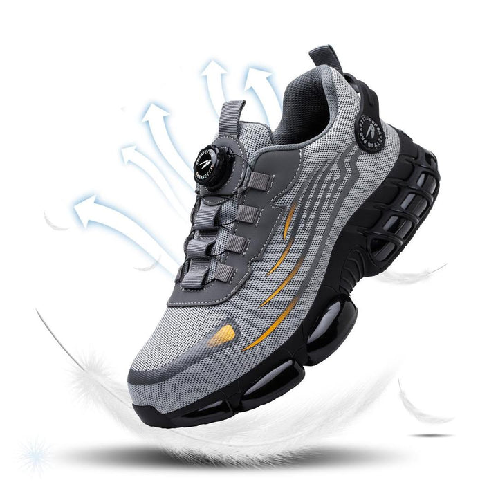 SteelfootSteg Ultra-light, durable safety shoes with steel toe cap and rotating buckle