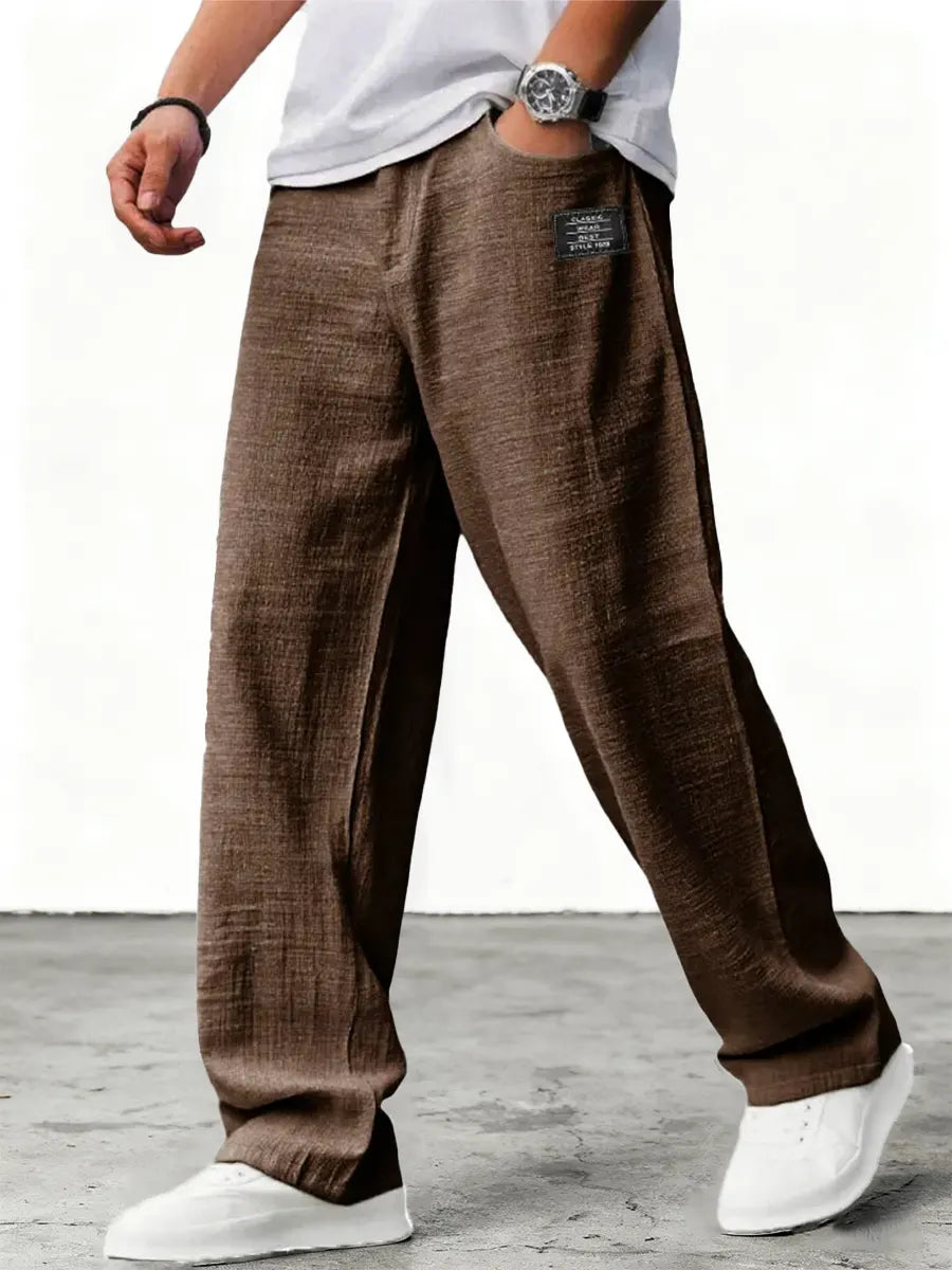 The Daily Linen — Relaxed Drawstring Trousers