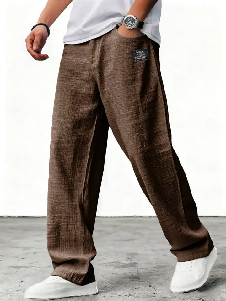 The Daily Linen — Relaxed Drawstring Trousers