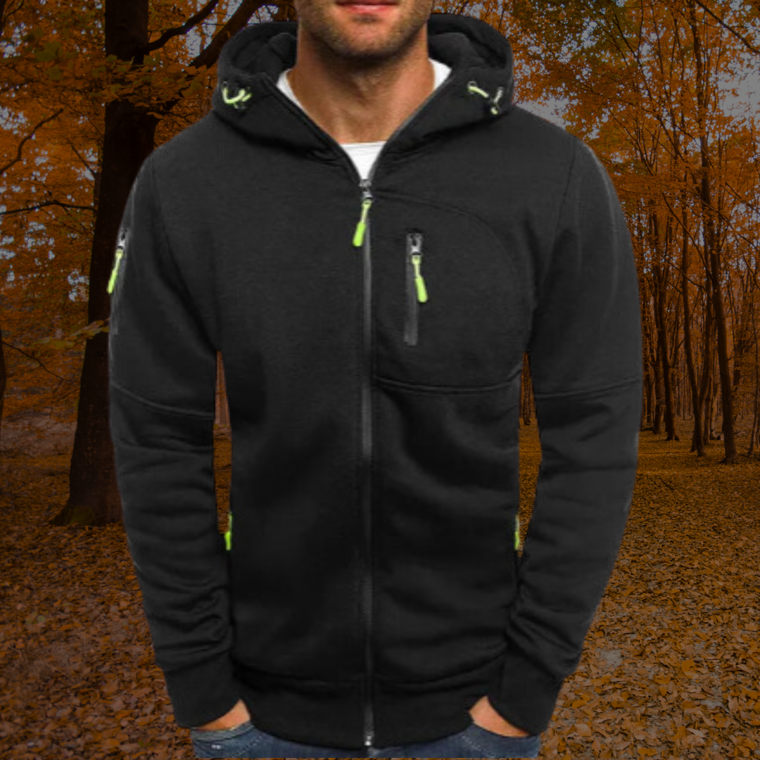 Oliver - Stylish tech fleece jacket for men