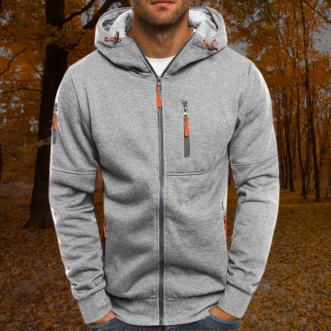 Oliver - Stylish tech fleece jacket for men