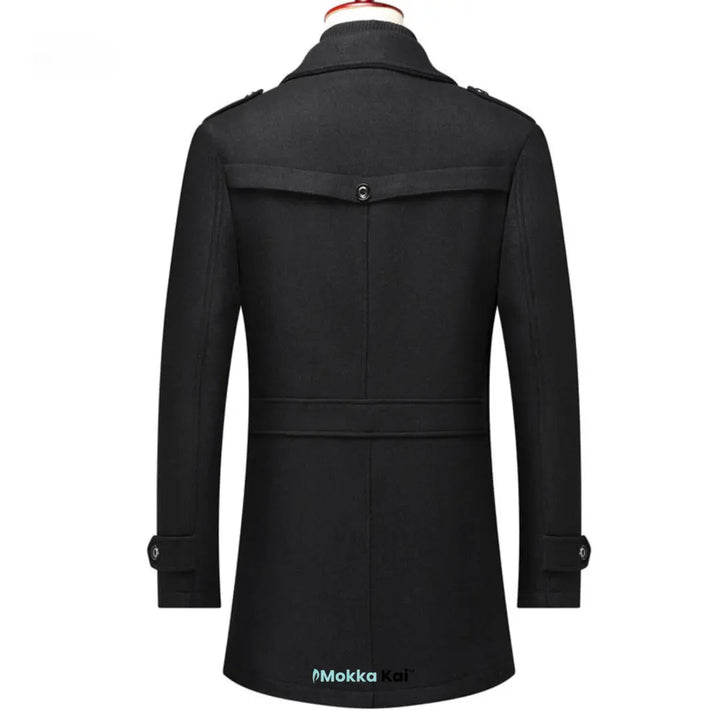 WoolGuard Peaky Blinders Winter Coat | Luxury Double-Breasted Trench Coat for Men – Stylish &amp; Warm for Winter
