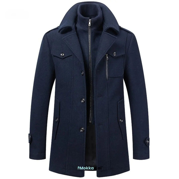 WoolGuard Peaky Blinders Winter Coat | Luxury Double-Breasted Trench Coat for Men – Stylish &amp; Warm for Winter