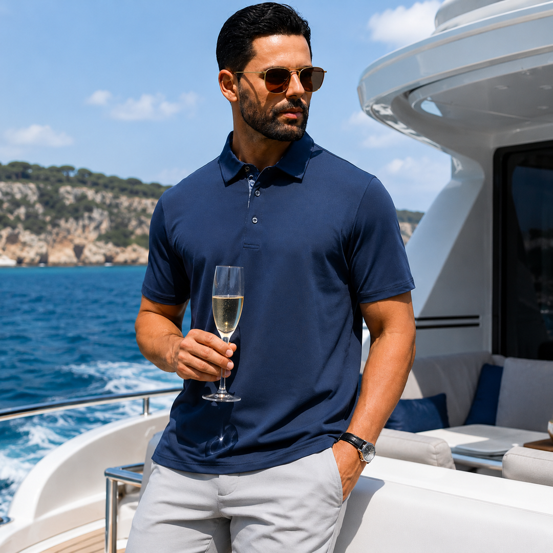 Mayfair Polo — Classic Breathable Collared Polo Shirt