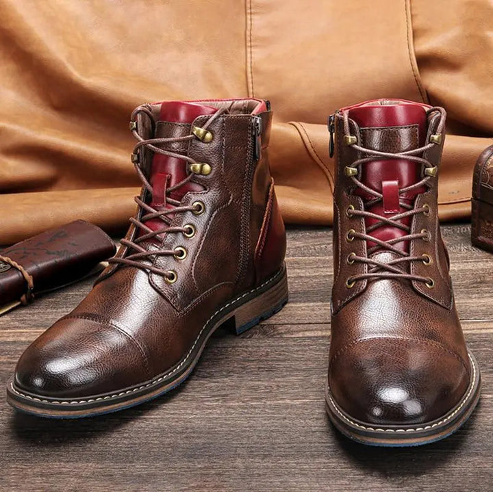 Leo - Handcrafted Premium Leather Oxford Boots