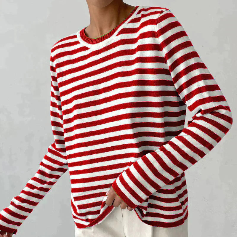 Dagmar | Elegant striped women's T-shirt