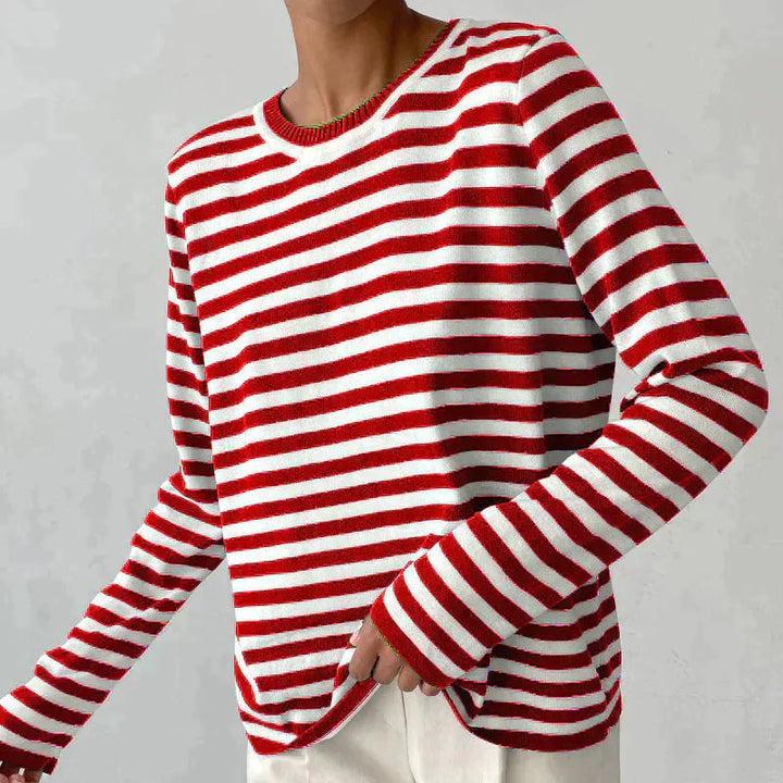Dagmar | Elegant striped women's T-shirt