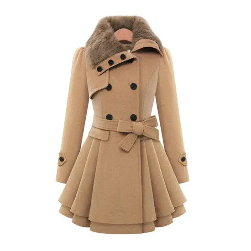 Yena Coat Elegance with Double Buttons | Stylish and Comfortable