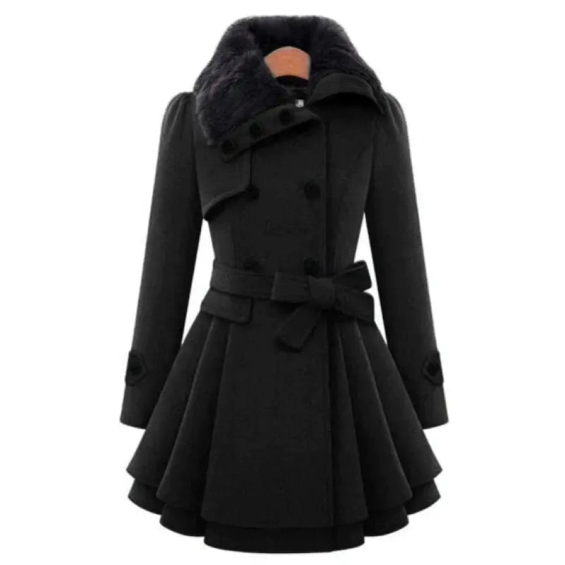 Yena Coat Elegance with Double Buttons | Stylish and Comfortable