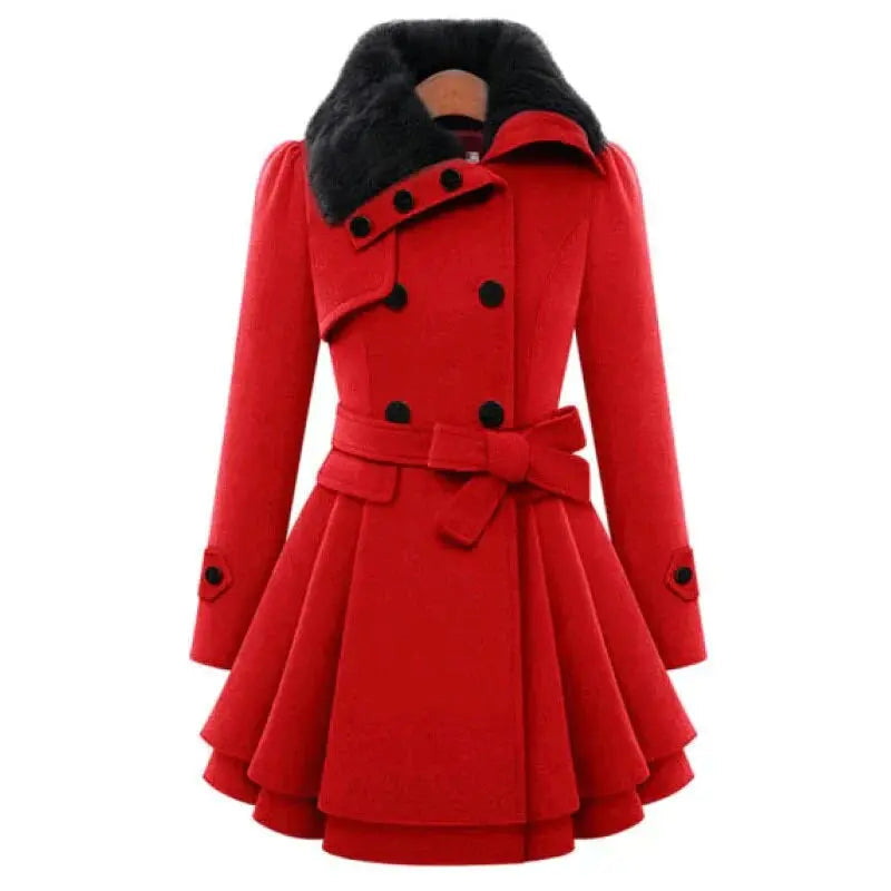 Yena Coat Elegance with Double Buttons | Stylish and Comfortable