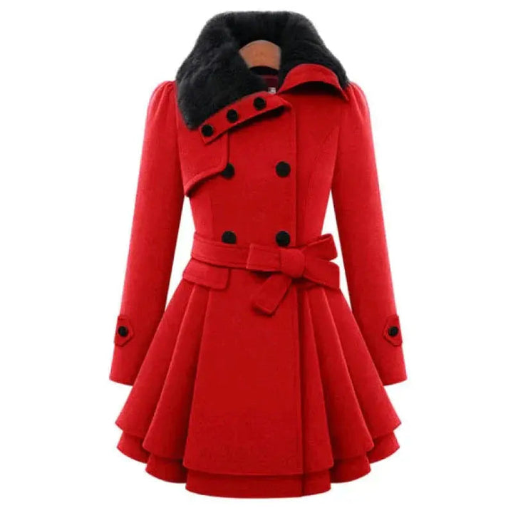 Yena Coat Elegance with Double Buttons | Stylish and Comfortable