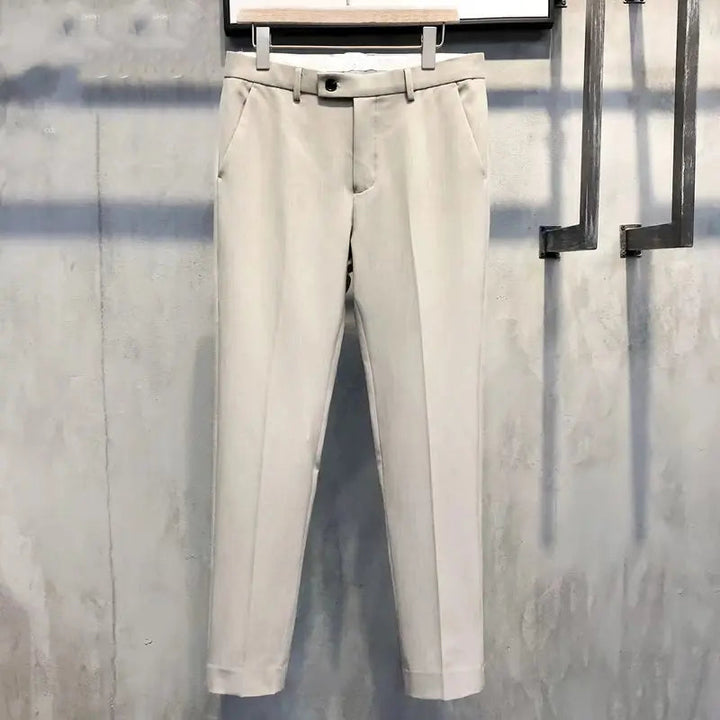 Manu - Plain formal trousers in slim fit