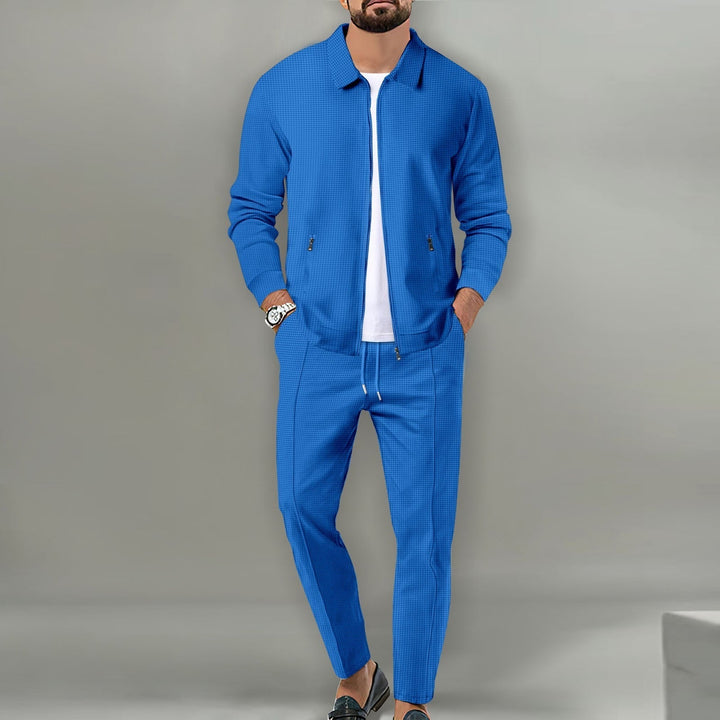 CityChill | Set with long trousers and zip-up jacket