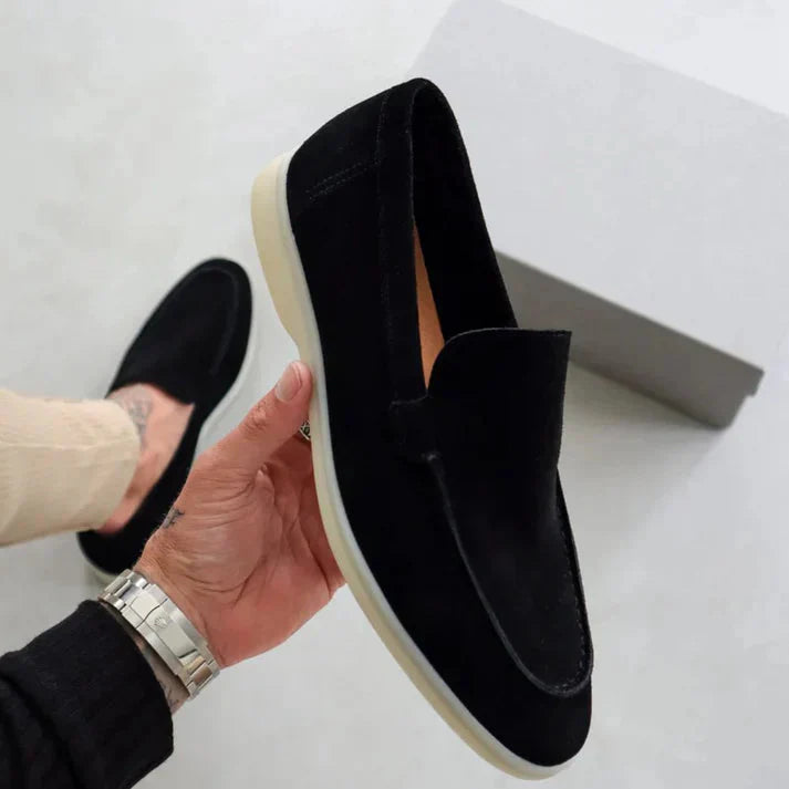 Elegant suede loafers – as stylish as designer ones, but much more affordable