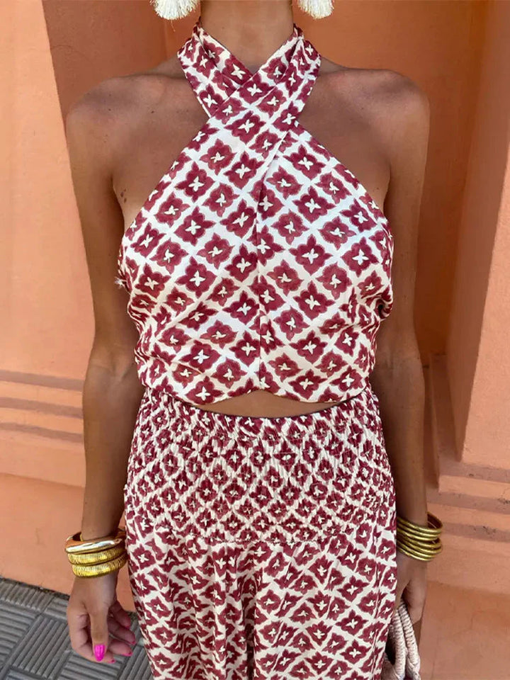 Mickay – Elegant off-the-shoulder ruched midi dress